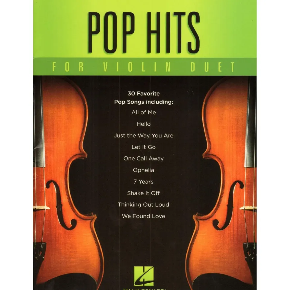 Hal Leonard Pop Hits Violinduo Noten 2 Violinen