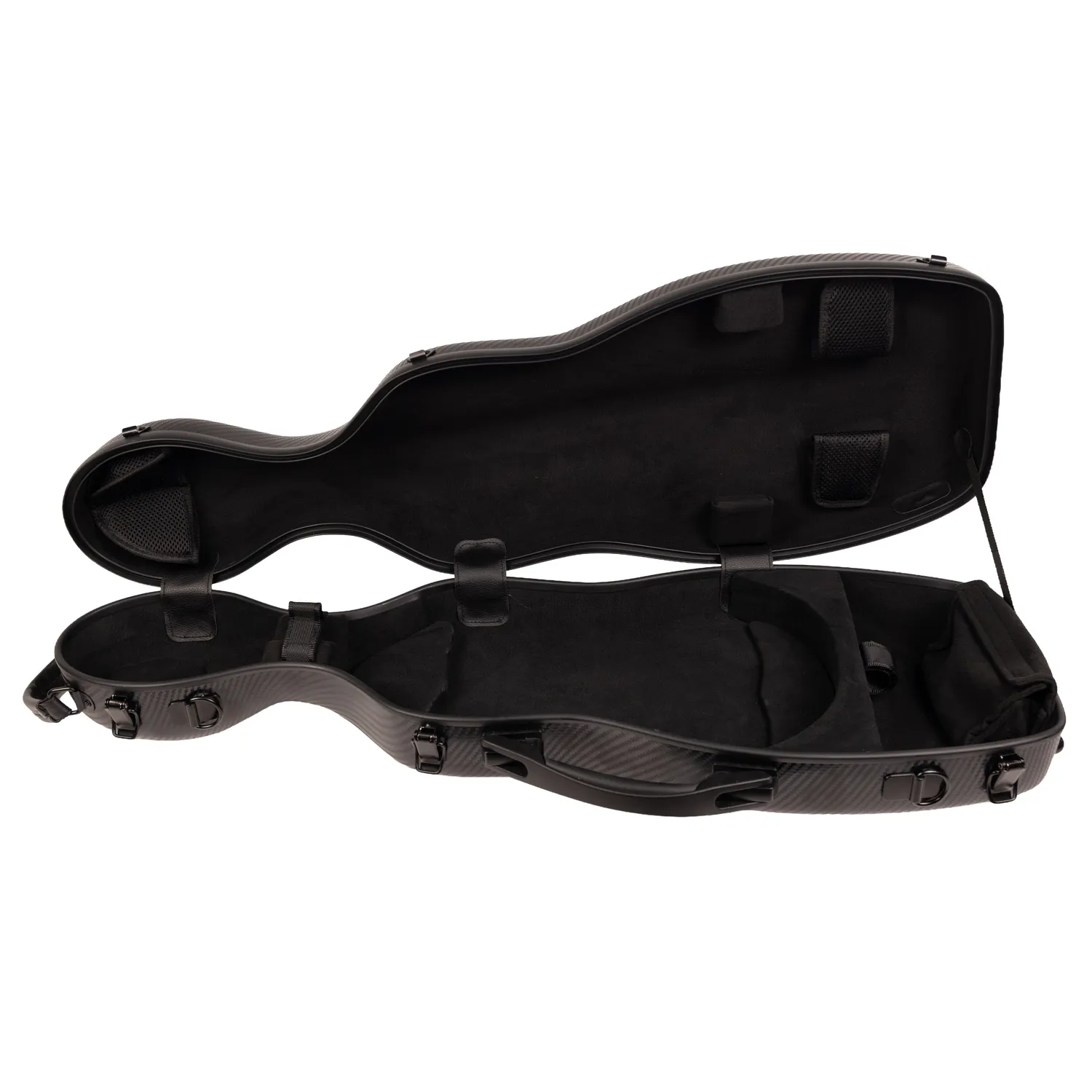 Super Light Compact Geigenkasten 4/4 Black Weave 2,5 kg