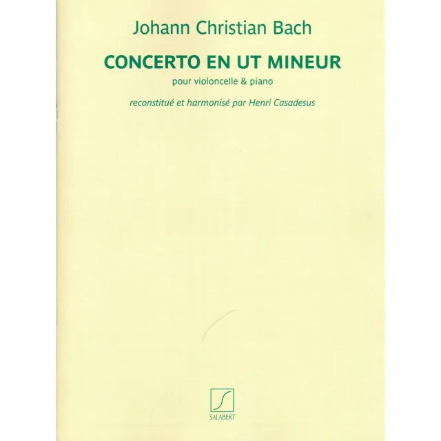 Bach Casadesus Konzert c-moll Noten Cello Klavier