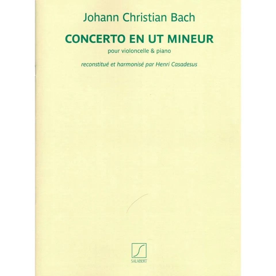 Bach Casadesus Konzert c-moll Noten Cello Klavier