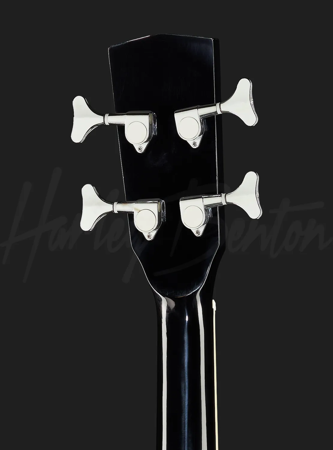 Harley Benton Custom B-30 Akustikbass Schwarz mit EQ