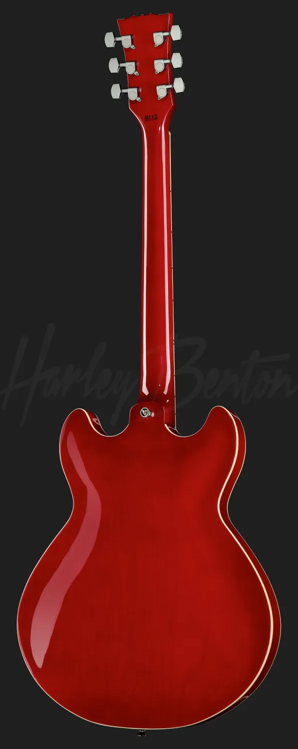 Harley Benton Vintage HB-35 Halbakustik-Gitarre Cherry Sustainblock