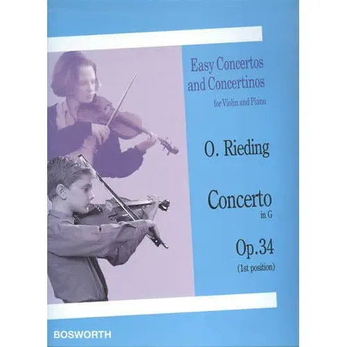 Bosworth Rieding Op 34 Violinkonzert Noten G-Dur Violine