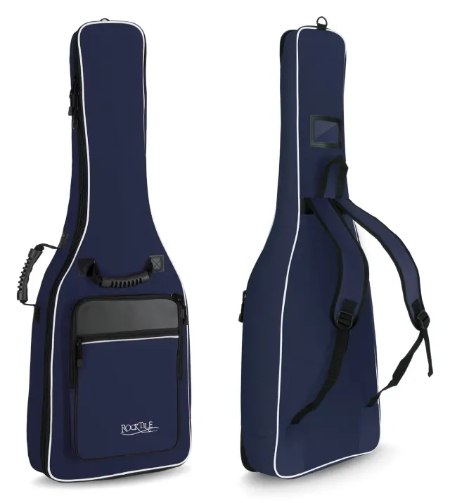 Rocktile 3/4 7/8 Klassik-Gitarrentasche Gigbag blau gepolstert