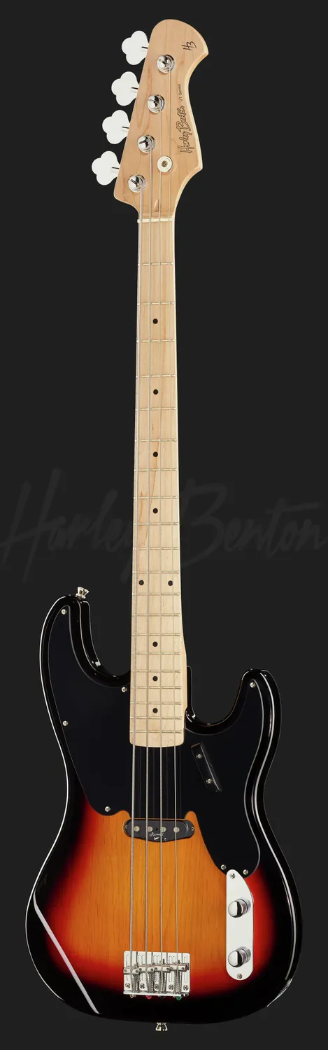 Harley Benton PB-50 SB E-Bass Sunburst Vintage-Pickup