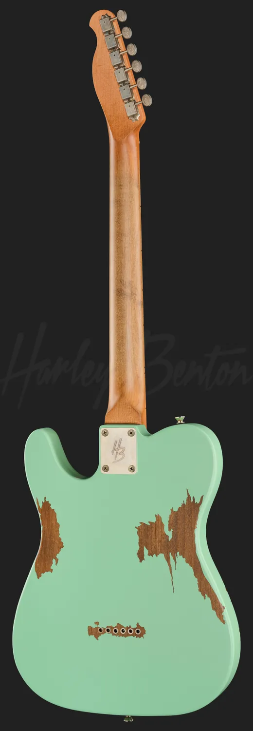 Harley Benton TE-62HA MN SFG E-Gitarre Seafoam Green