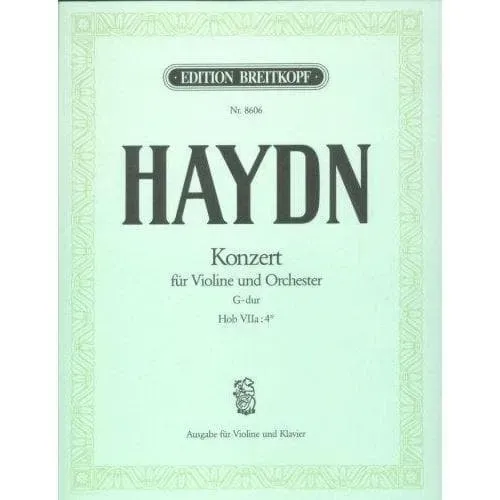 Shar Music Haydn Hob VIIa:4 G-Dur Noten Violine Breitkopf