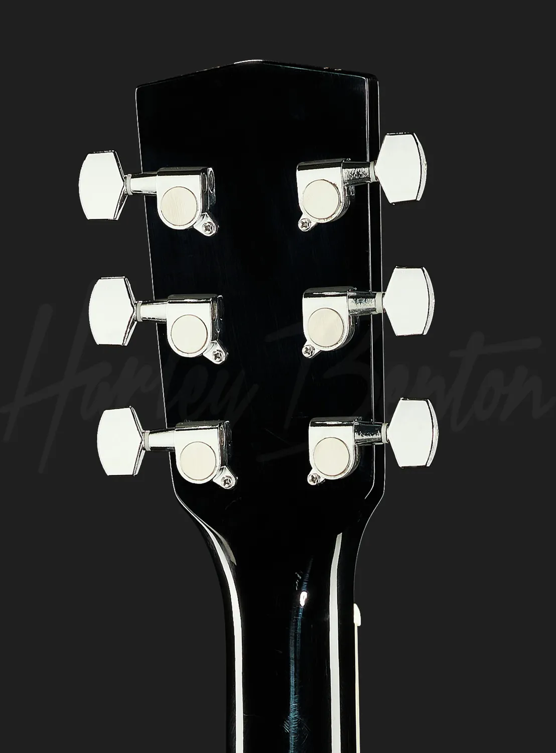Harley Benton D-120LH Westerngitarre Schwarz Linkshand