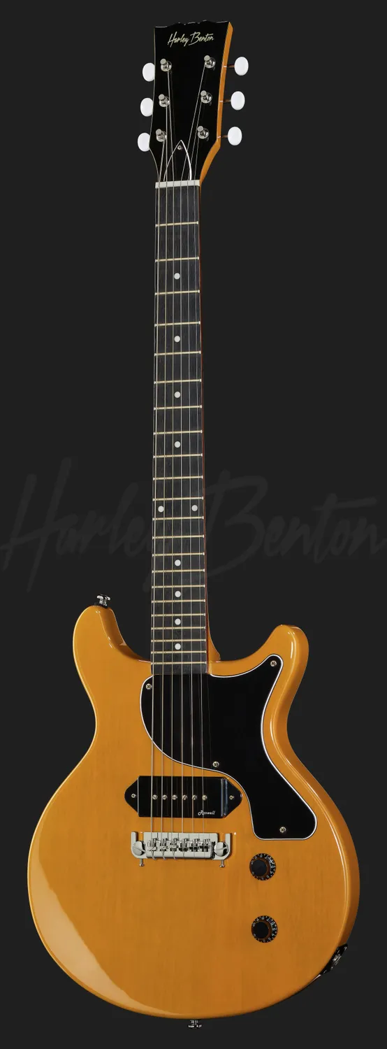 Harley Benton Vintage DC-Junior E-Gitarre TV Yellow