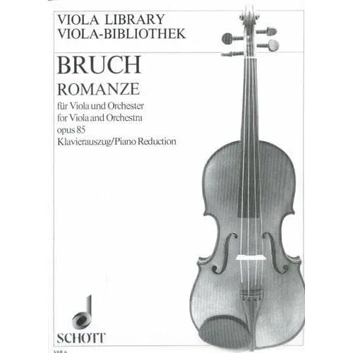 Bruch Romance Op. 85 Viola Noten mit Klavier