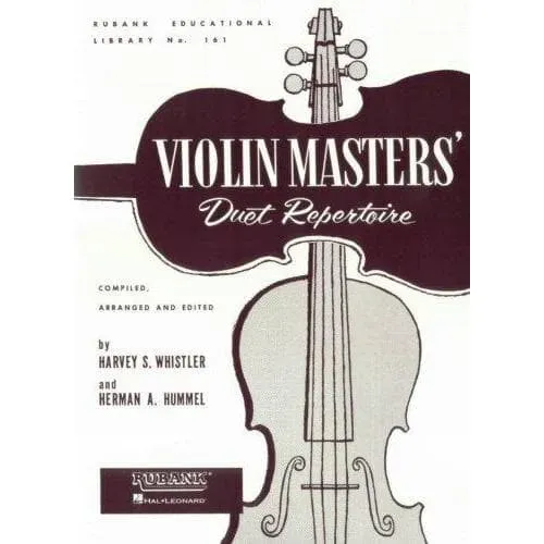 Rubank Whistler Violin Master's Duet Noten 2 Violinen