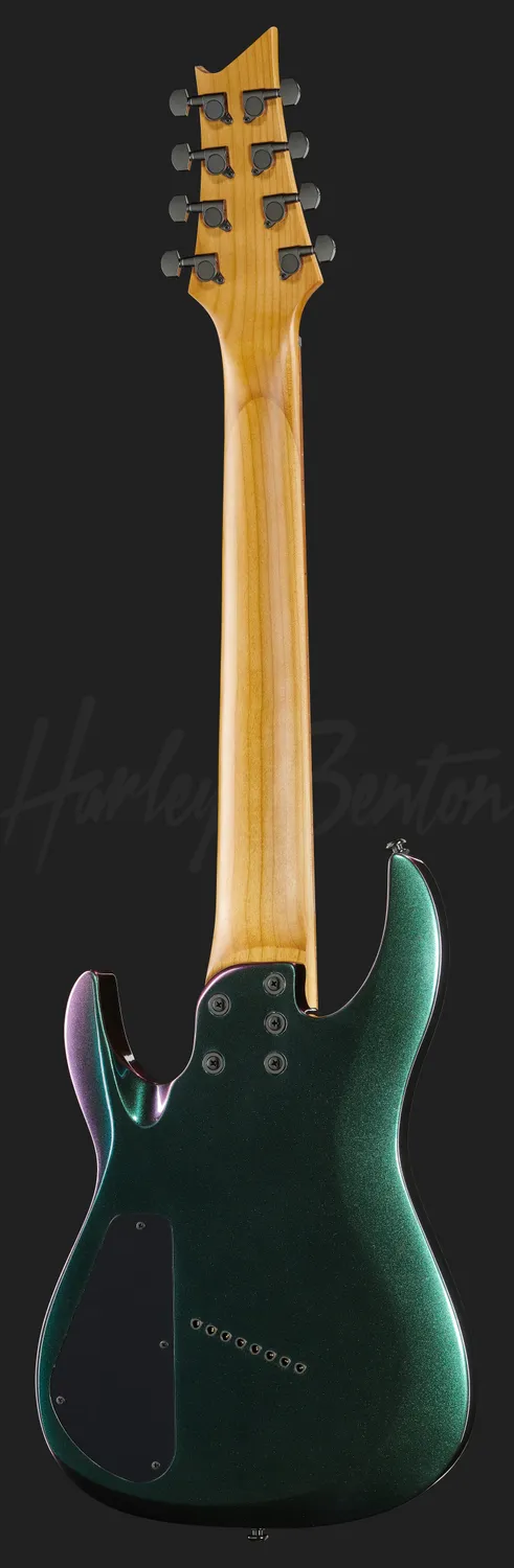 Harley Benton R-458FFB Roasted 8-Saiter Multiscale Flip-Flop Blue