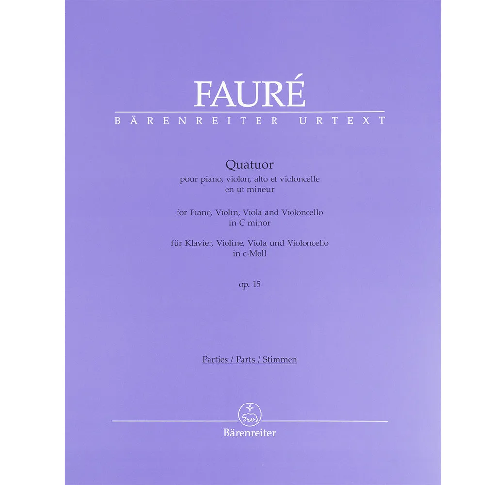 Bärenreiter Fauré Quartett Op 15 Klaviernoten c-Moll