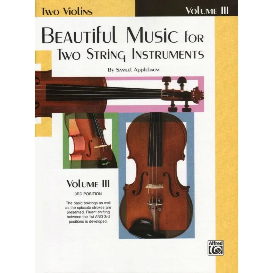 Belwin-Mills Beautiful Music Two Violins Vol.3 Noten Duo