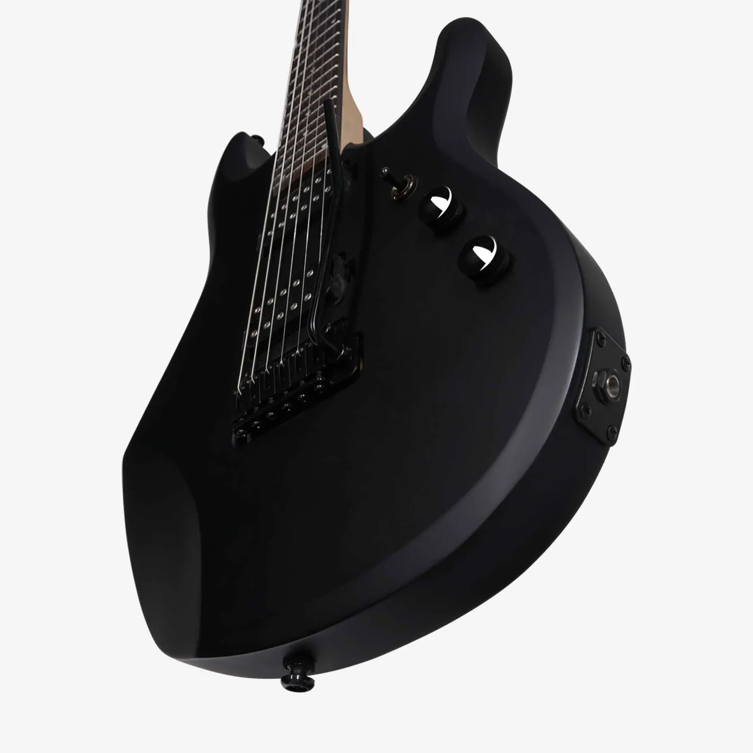 Sterling JP60 E-Gitarre Stealth Black Tremolo 6-saitig