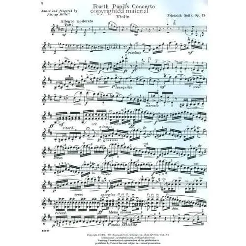 Seitz Schülerkonzert Nr.4 D-Dur op.15 Noten
