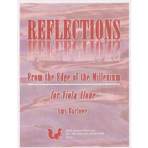 Amy Barlowe Reflections Bratschennoten Solo Viola Solo