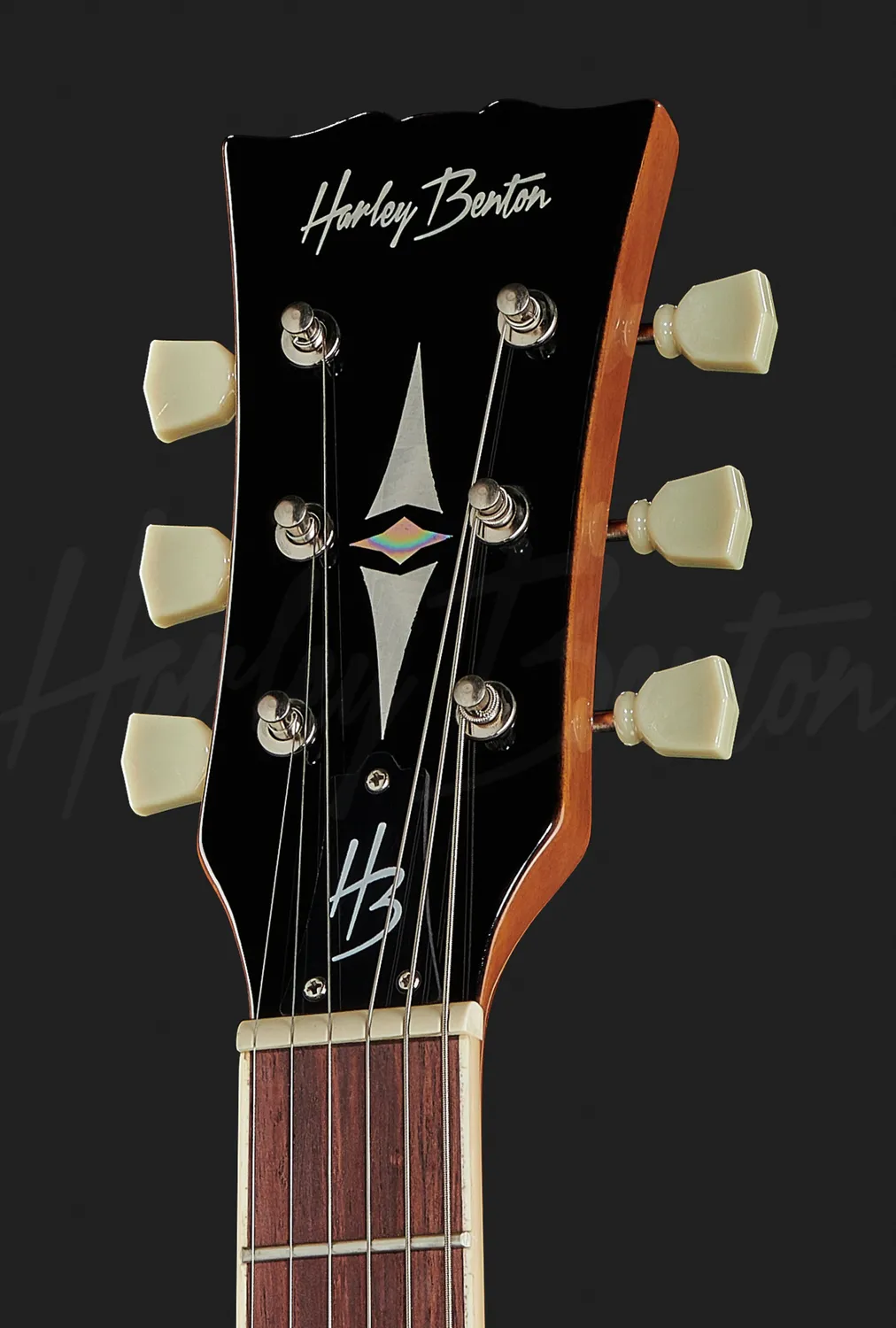 Harley Benton SC-450Plus LH E-Gitarre Lemon Drop aktiv