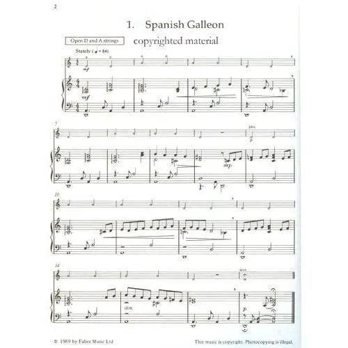 Faber Music Really Easy Violin Book Noten Anfänger
