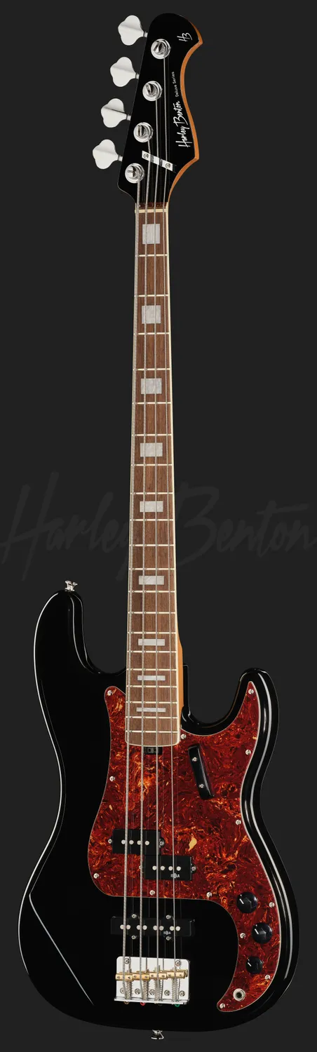 Harley Benton MV-4PJ E-Bass Black PJ-Bestückung