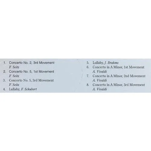 Suzuki Violin School Volume 4 CD Violine Hörbeispiel