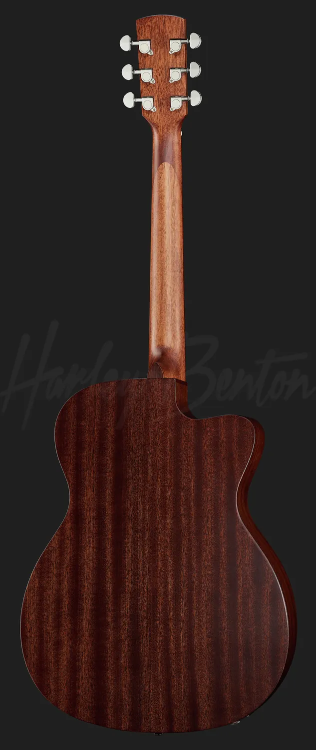 Harley Benton Custom Line CLA-15MCE Westerngitarre LH Mahagoni