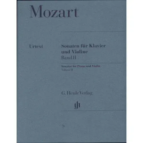 Henle Mozart Sonaten Klavier Violine Band 2 Noten Urtext