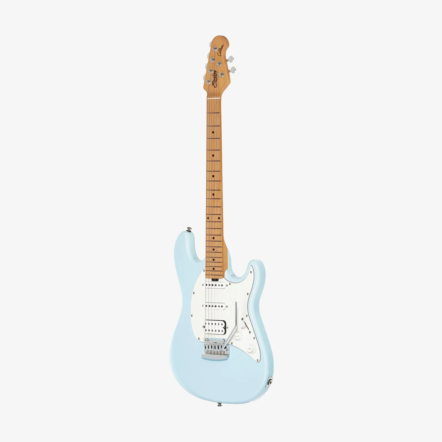 Sterling SUB Series Cutlass Gitarre Daphne Blue HSS