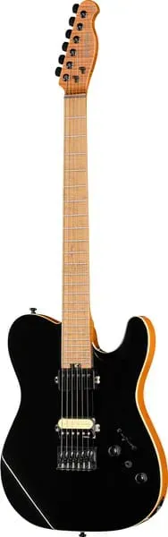 Harley Benton Fusion-T II HH MN HT BM E-Gitarre Black Metallic Humbucker