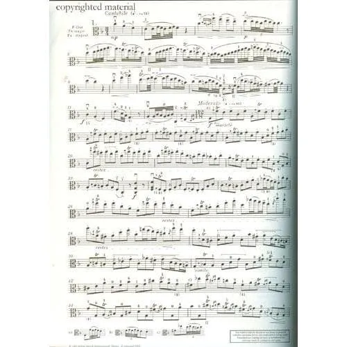 Schott Rode 24 Capricen Bratschennoten Viola solo
