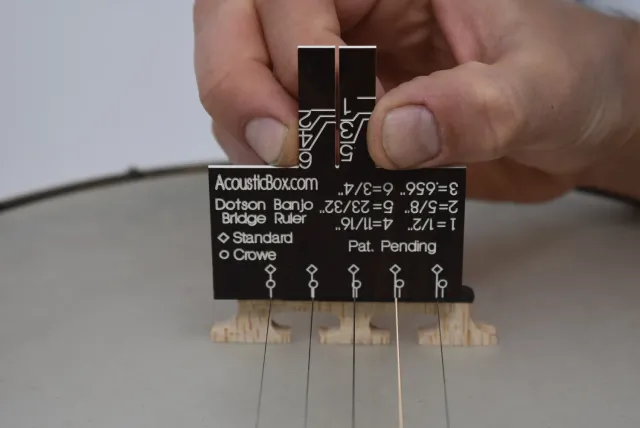 Pisgah Dotson Bridge Ruler Steg-Lineal Saitenlehre