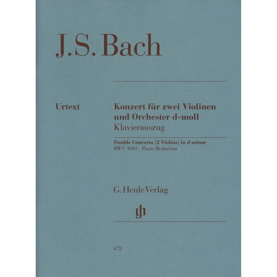 Shar Music Bach Doppelkonzert d-Moll BWV 1043 Noten 2 Violinen