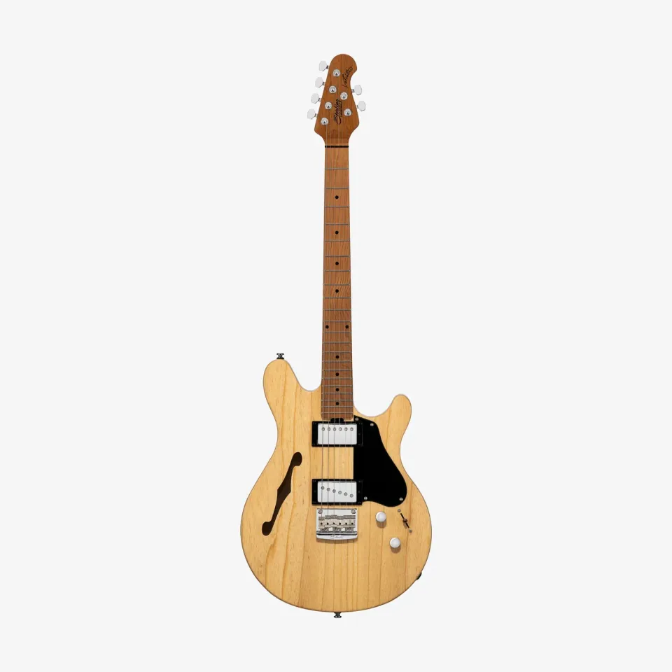 Sterling Valentine Chambered E-Gitarre Natural Semi-Hollow
