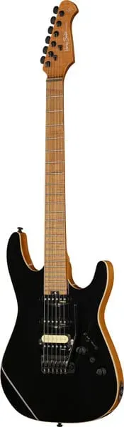 Harley Benton Progressive Fusion-IV HSS MN E-Gitarre Black Metallic