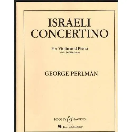 Perlman Israeli Concertino Noten Violine Boosey & Hawkes
