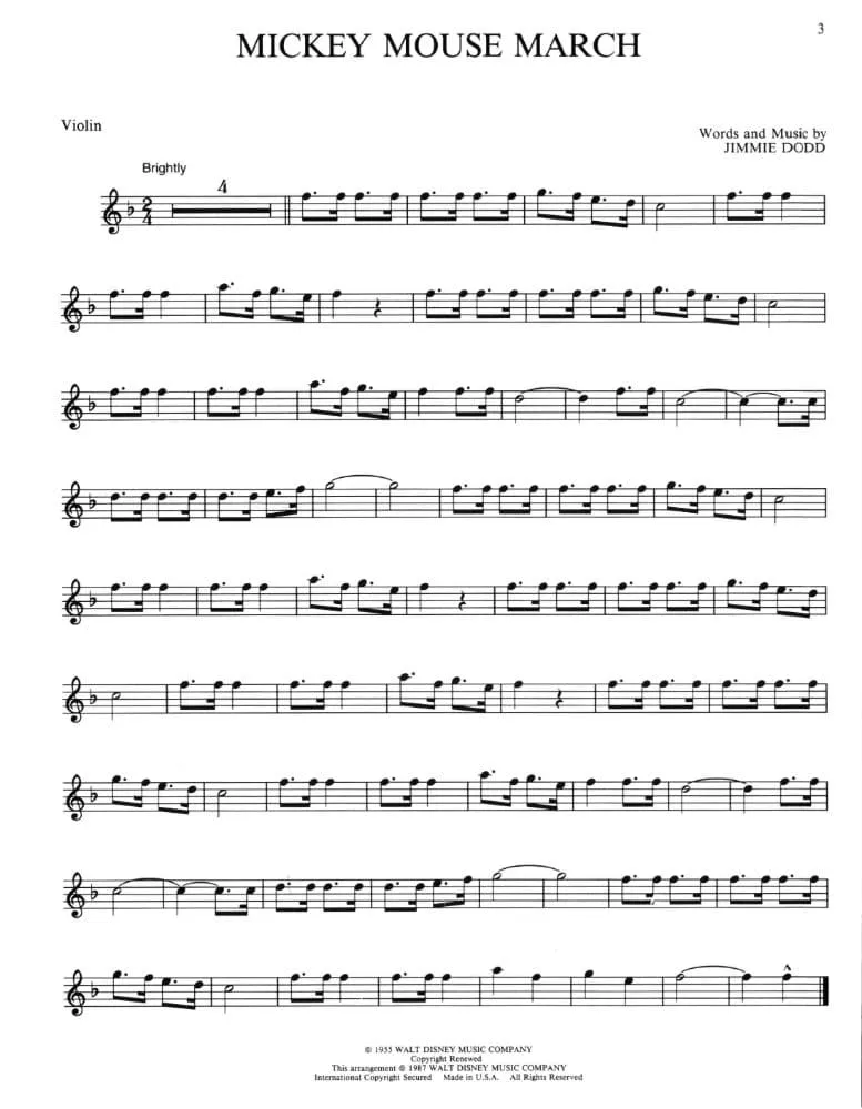 Shar Music Easy Disney Favorites Noten Violine Buch CD