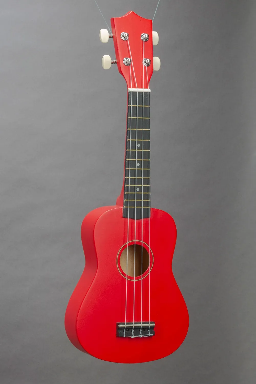 Ukan Sopran Ukulele Rot mit Tasche