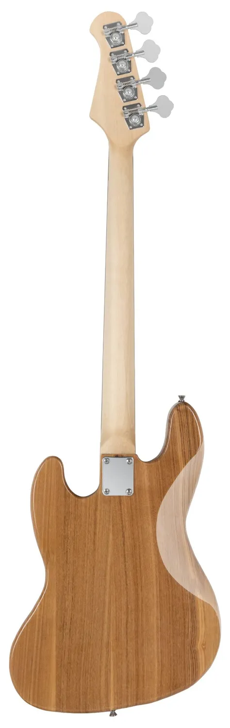 Rocktile Pro JB-30PR E-Bass Natur Esche Jazz-Style 4-saitig