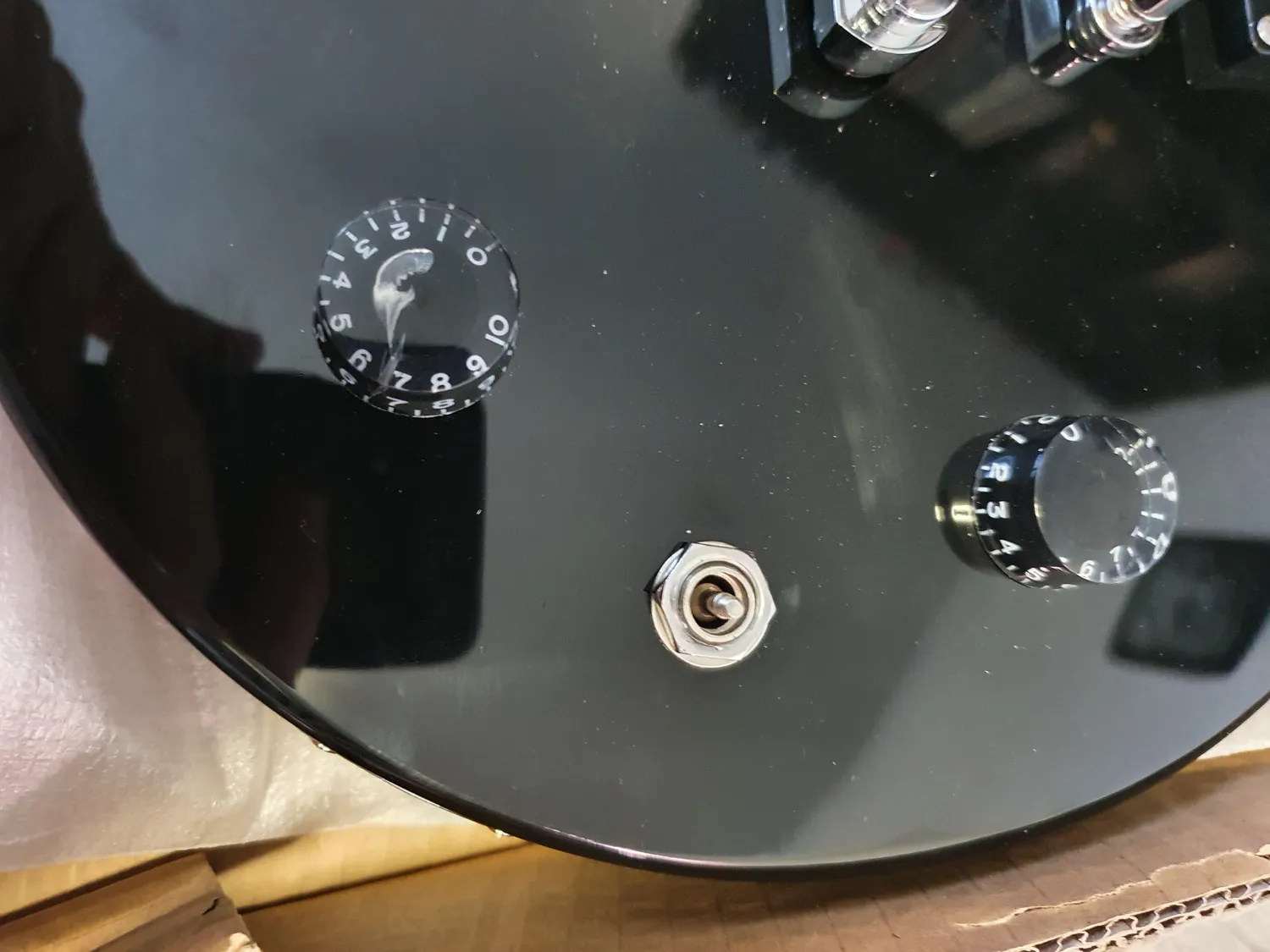 Rocktile LP-100 BL E-Gitarre Schwarz Humbucker Set