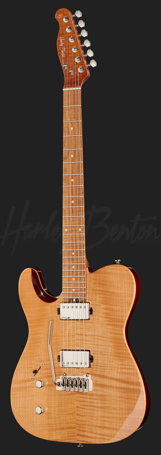 Harley Benton Fusion-T HH LH Roasted E-Gitarre links