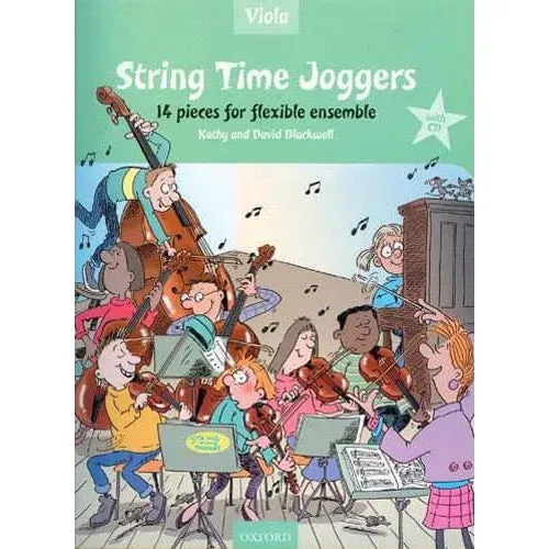 Oxford String Time Joggers 14 Stücke Viola Noten mit CD