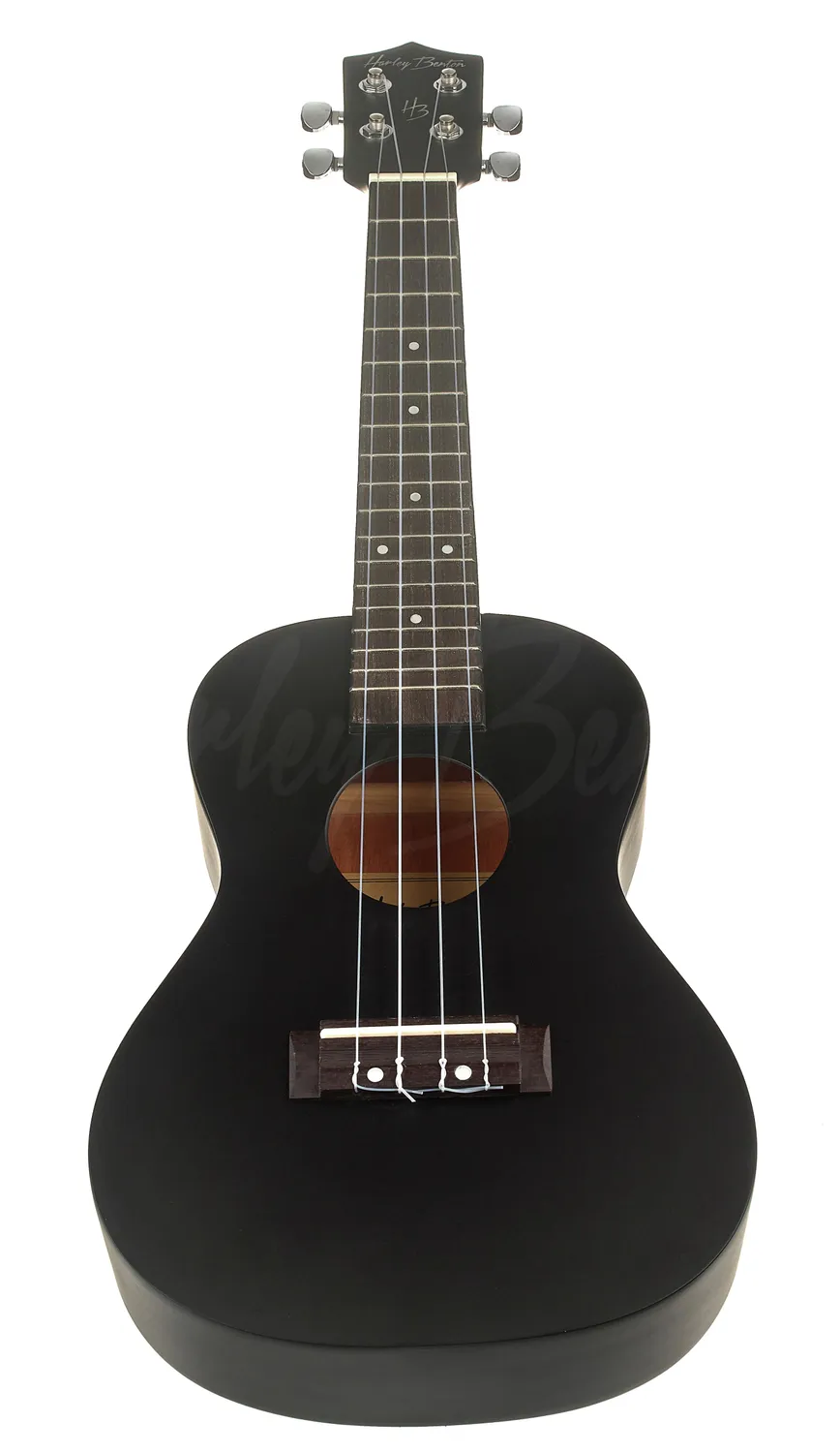 Harley Benton UK-12C Black Konzert-Ukulele schwarz
