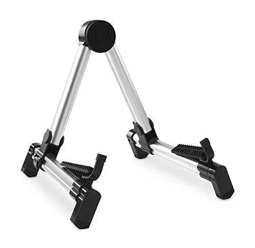 Rocktile GSF-2020S Gitarrenständer Silber faltbar