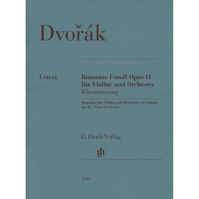 Dvorak Romance Opus 11 f-Moll Violinnoten Henle Urtext