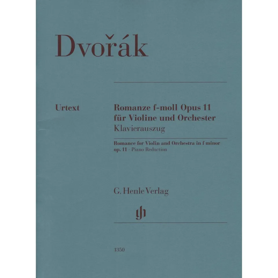 Dvorak Romance Opus 11 f-Moll Violinnoten Henle Urtext