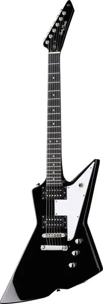 Harley Benton Extreme-76 BK E-Gitarre Schwarz Nyatoh