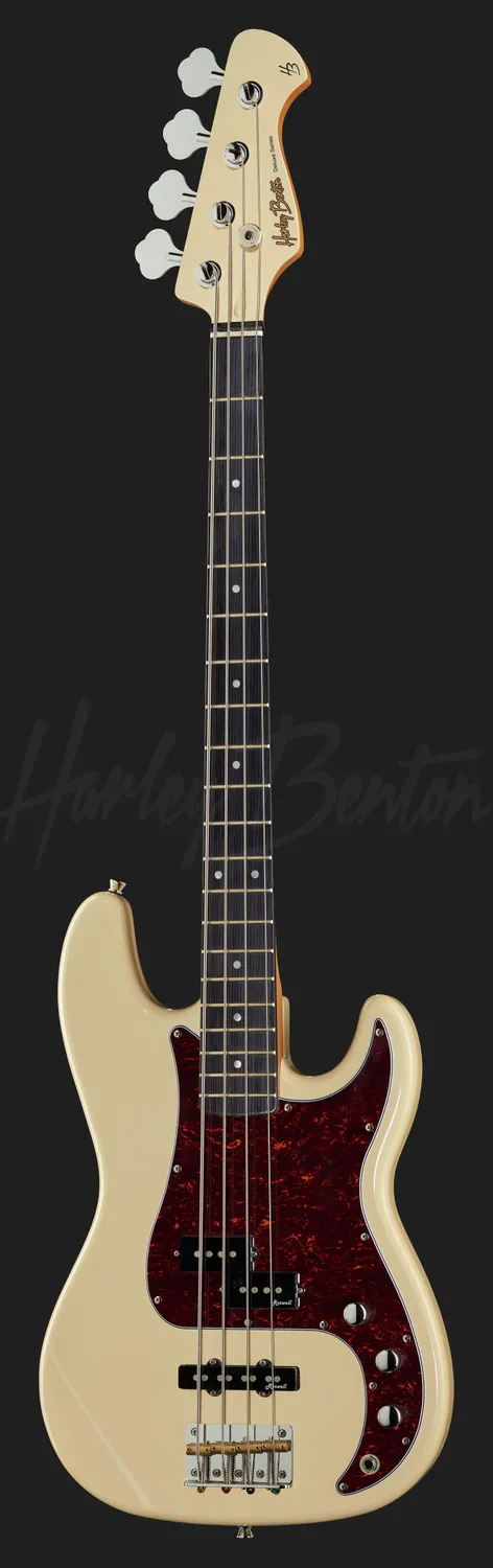 Harley Benton Pro Series PJ-74 VW E-Bass weiß
