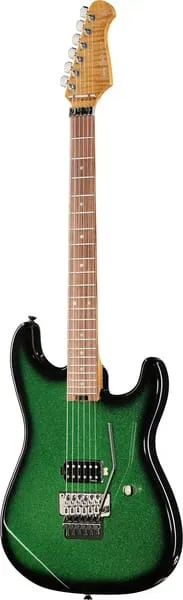 Harley Benton ST-80FR E-Gitarre Emerald Sparkle Floyd Rose