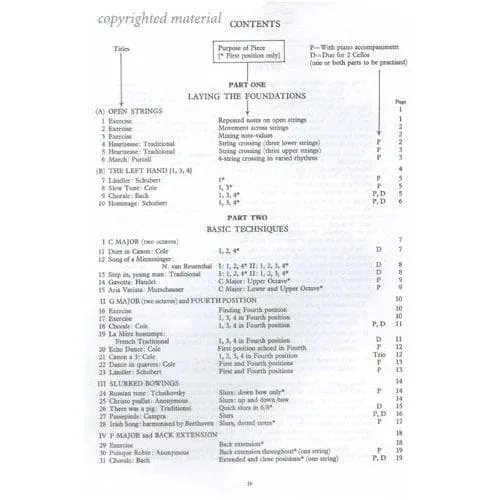 Novello Playing The Cello Celloschule Schülerheft