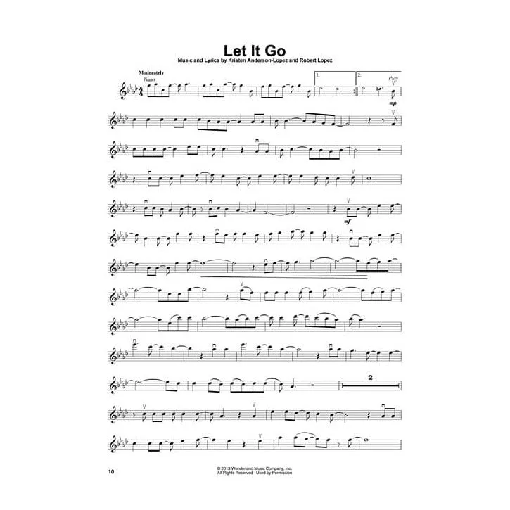 Hal Leonard Violin Play-Along Vol 48 Frozen Noten Audio